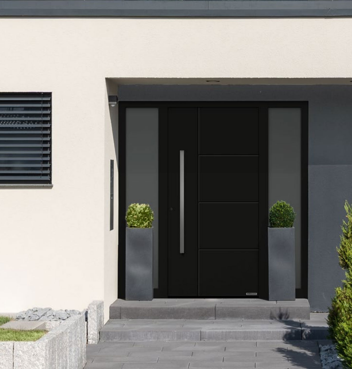 drzwi zewnętrzne aluminiowe