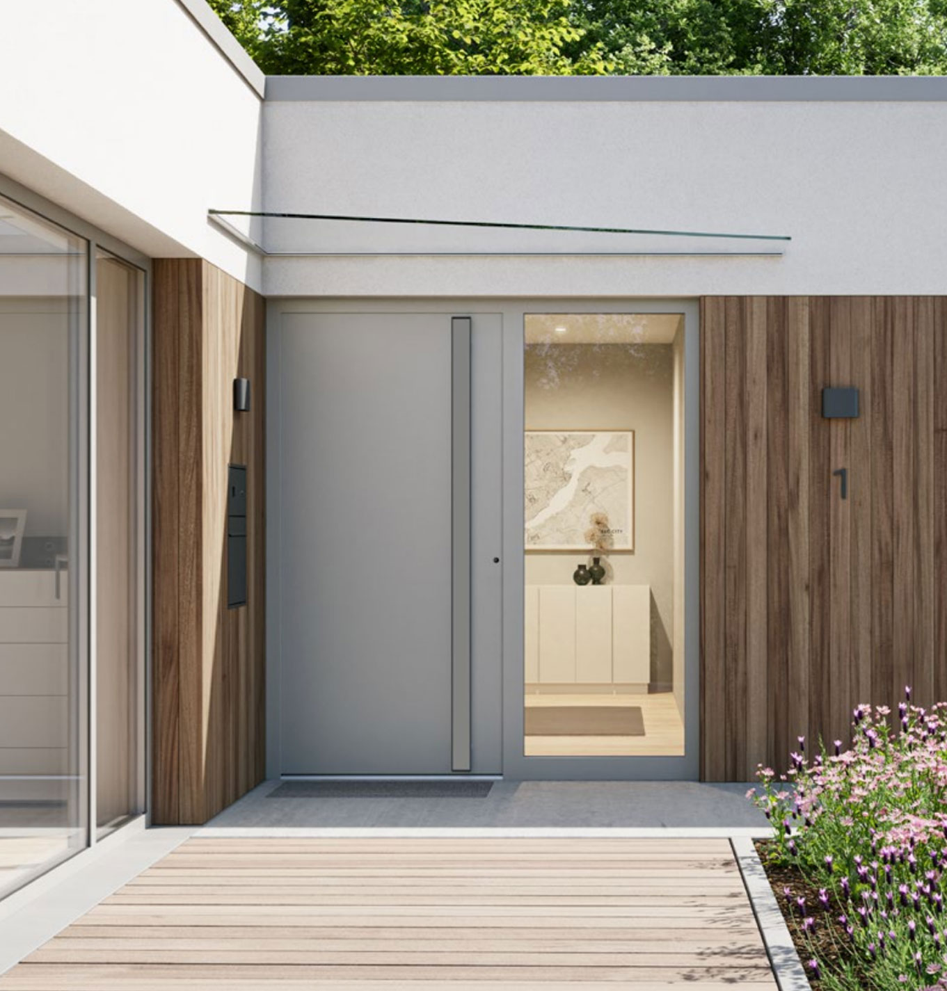 drzwi zewnętrzne aluminiowe